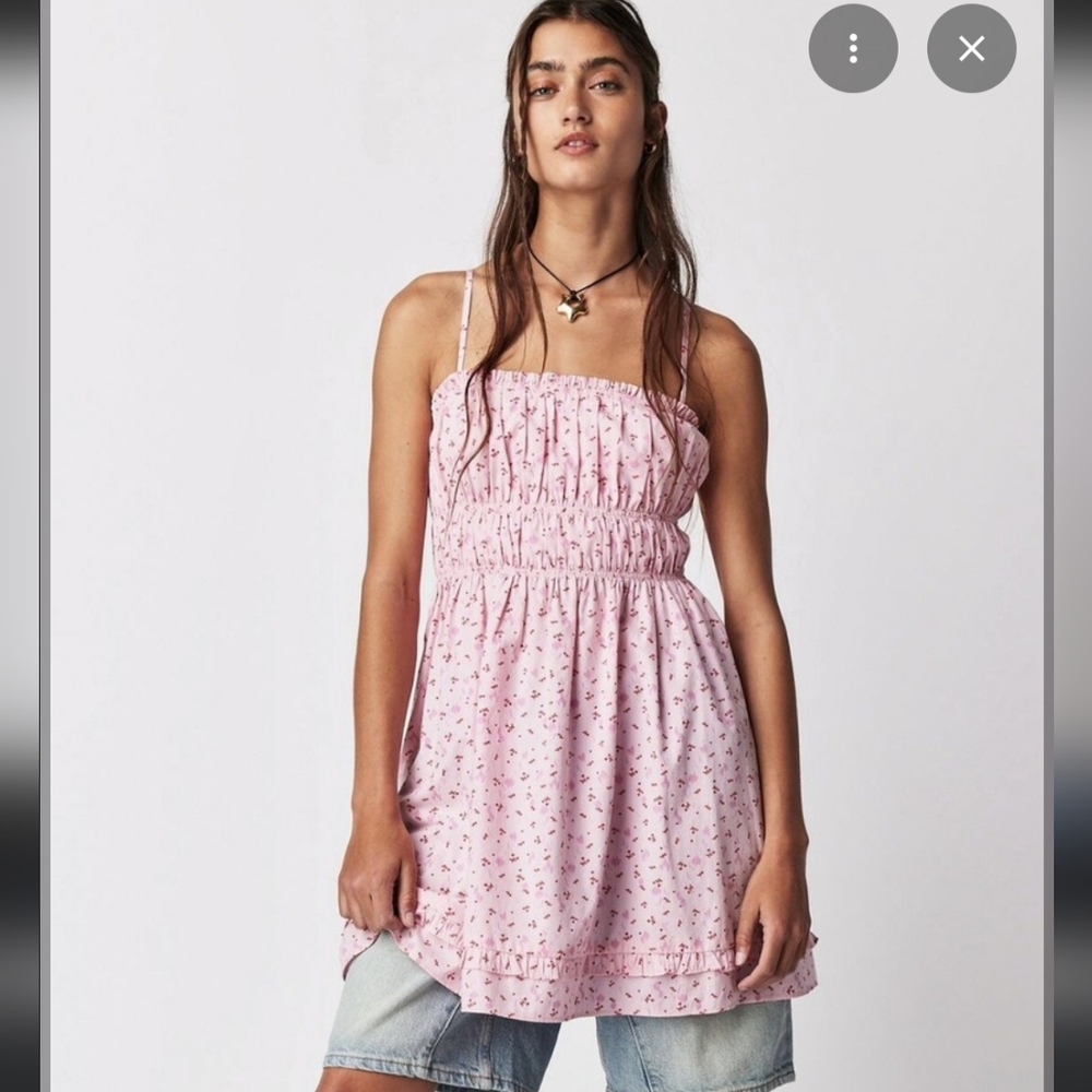 Free People Gabby Babydoll Mini Dress